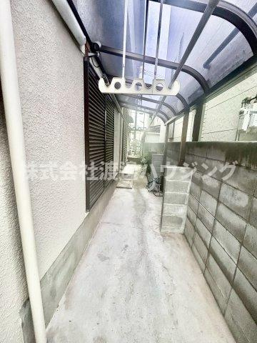 安立1丁目一戸建の庭|専用庭