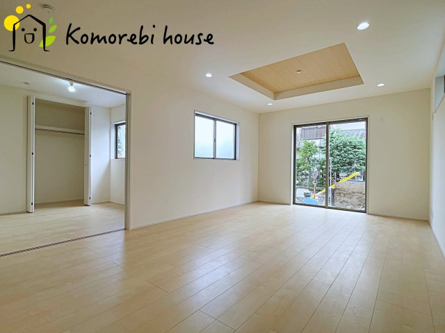 西区二ツ宮　新築一戸建て　リーブルガーデン　01の居間・リビング|ゆったり過ごせる居間です