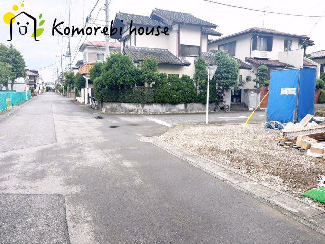 西区二ツ宮　新築一戸建て　リーブルガーデン　01の前面道路含む現地写真|6/15撮影