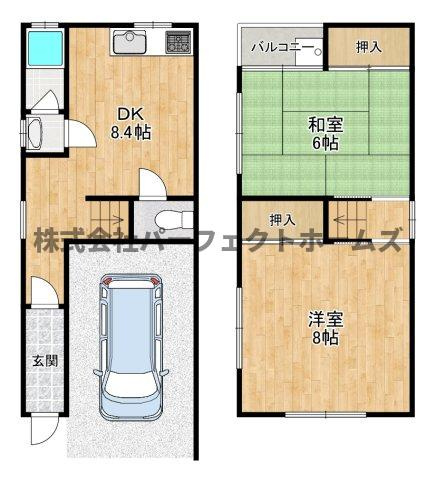 private Stockくずは並木の間取り