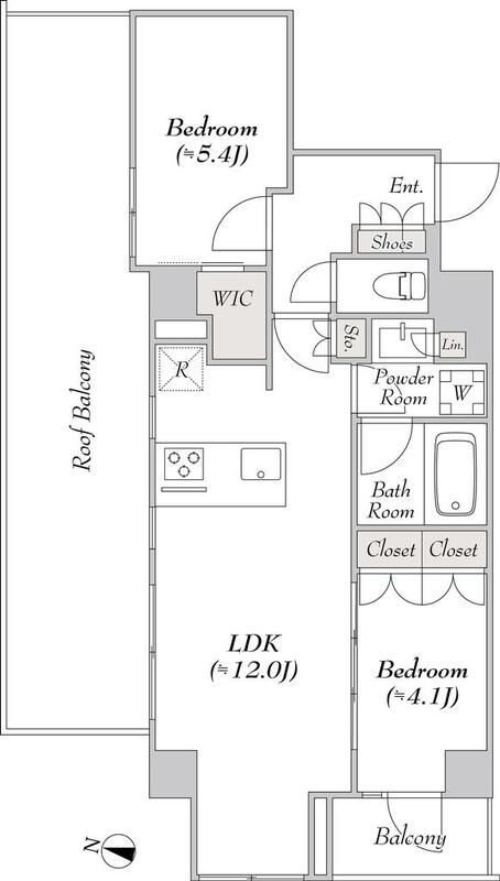 ルミーク千歳船橋の間取り