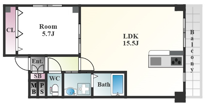 Ｅｎｄｌｅｓｓｌｙ　北中振の間取り