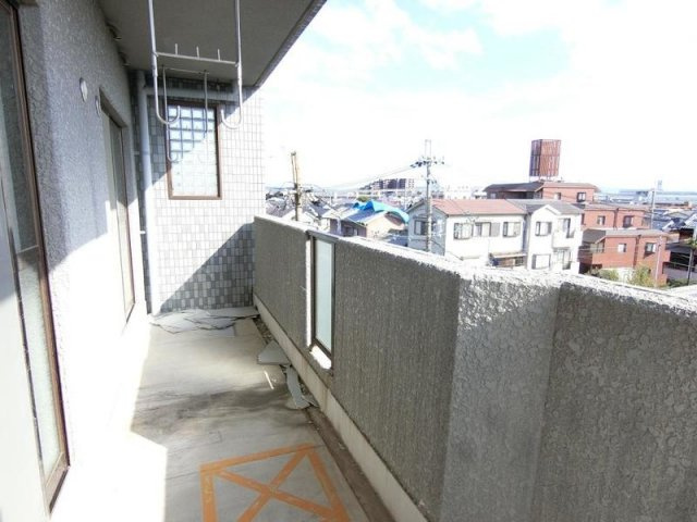 グレース南茨木のバルコニー