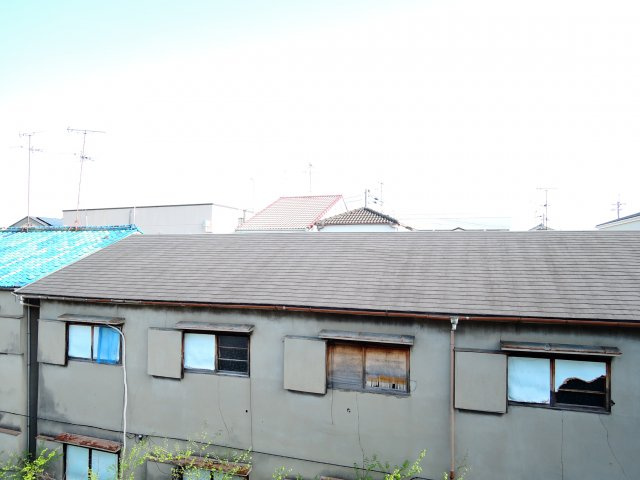 高槻市中川町のアパートの展望