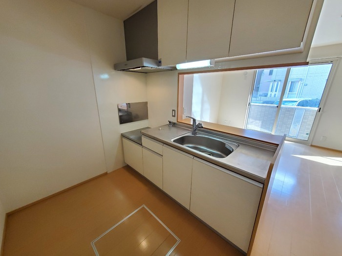 高槻市中川町のアパートのキッチン