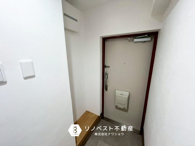 八戸ノ里グランドマンションB棟の玄関|【リノベスト不動産】リフォーム・リノベーションのご相談も承ります♪
