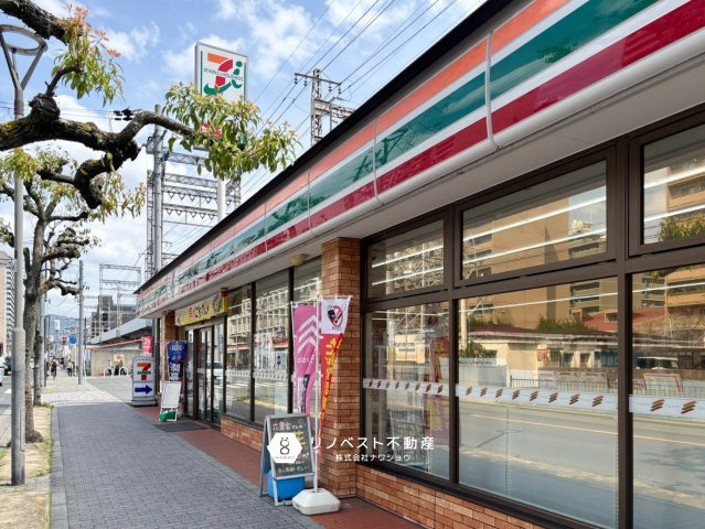 八戸ノ里グランドマンションB棟の周辺|セブンイレブンまで徒歩約4分♪コンビニが近くにあると安心ですね♪