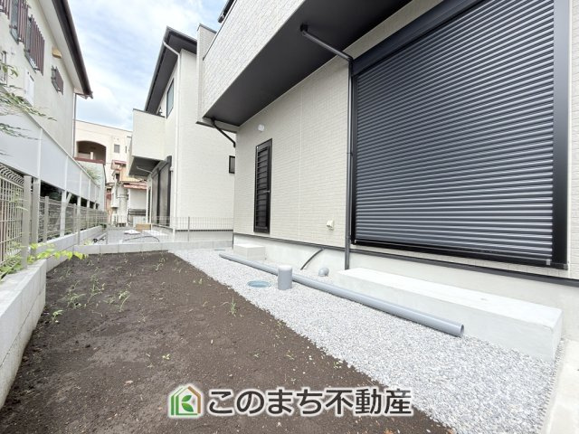ブルーミングガーデン宇都宮市清住3丁目の庭|大きなお庭でご家族や友人を招いてＢＢＱもできますね！お子様の水遊びにもぴったりです☆