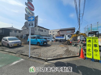 【外観】 | ブルーミングガーデン宇都宮市清住3丁目　2号棟 | 建築中現地写真（同社施工の完成物件・モデルハウスがご見学できます）