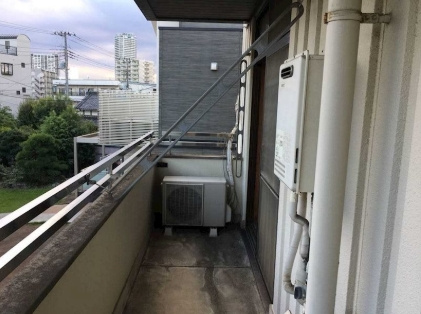 ハイツシゲヲのバルコニー