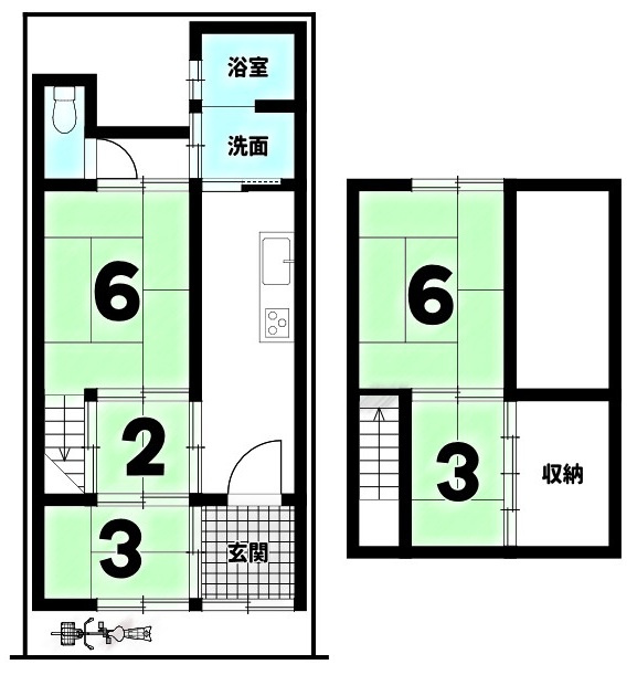 西ノ京池ノ内町の間取り