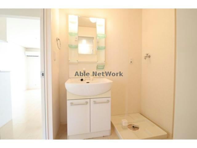 ウィルスクエアDの洗面所|洗髪洗面化粧台