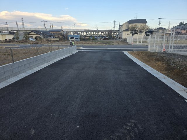 リーブルガーデン．S　上里町七本木第６　の前面道路含む現地写真|現地前面道路（2025年11月21日）撮影