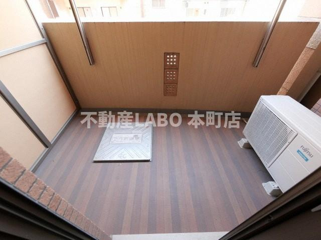 マスターズレジデンス道頓堀Ⅲのバルコニー