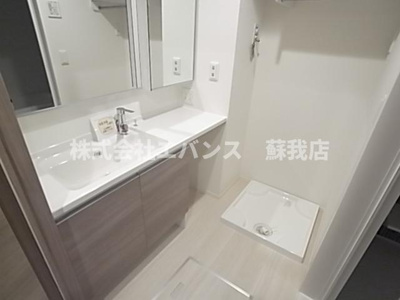 【洗面所】 | Ｄ-ＲＯＯＭ神明町 | 洗面所です