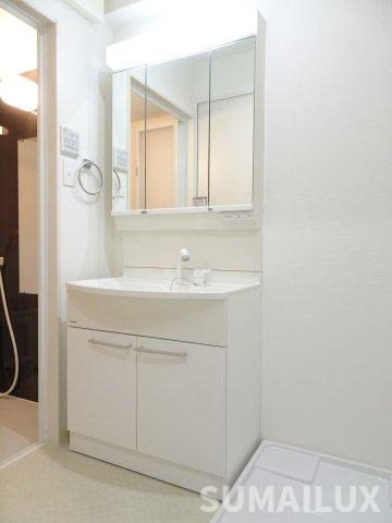 熊本市中央区出水１丁目の賃貸マンションの独立洗面台