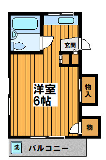 ハイツ藤の間取り