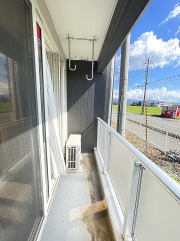 パルテBのバルコニー|※入居中の為、同タイプ別のお部屋の写真となります。