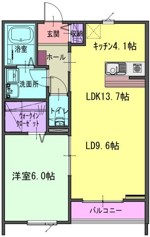 パルテBの間取り