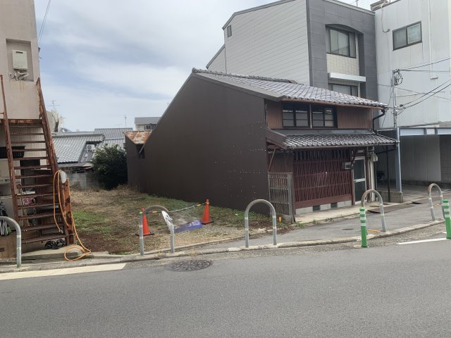 京都市北区紫竹西南町　建築条件無し売土地の外観