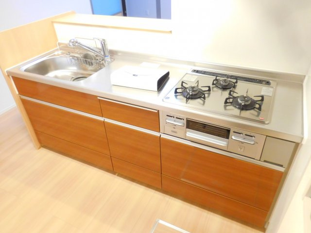 高槻市城西町のアパートのキッチン