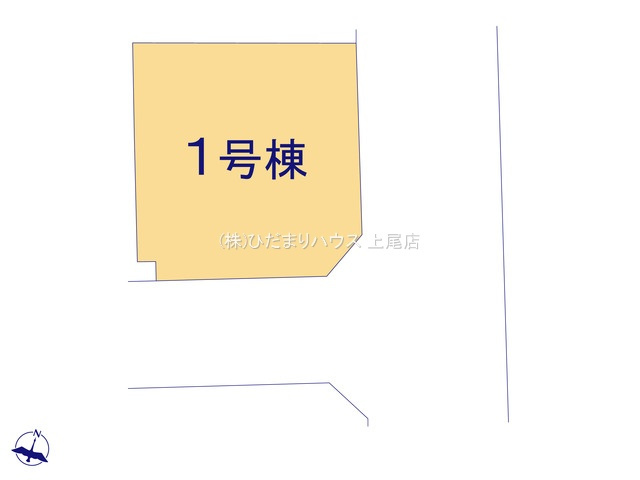 西区二ツ宮①　新築戸建　リーブルガーデン01の区画図