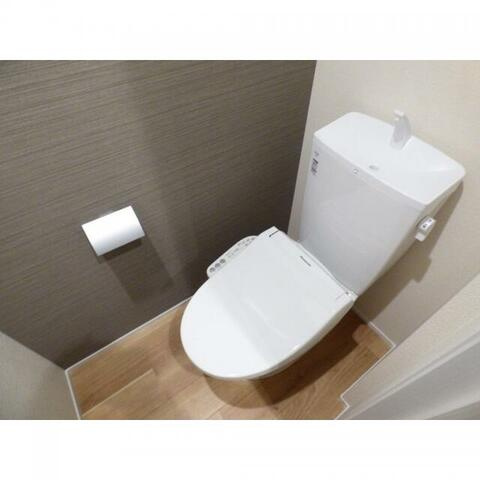 のアパートのトイレ|温水洗浄便座付き♪