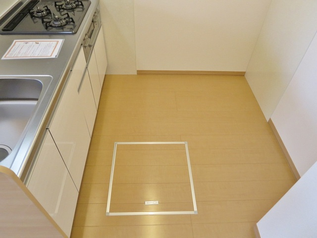 リルシアのキッチン|床下収納もあり！