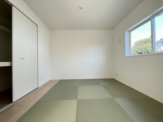 【和室】 | 福岡市南区野多目6丁目第5・平屋　1号棟（全1棟）【仲介手数料無料・0円】 | 現地写真。1階和室です。