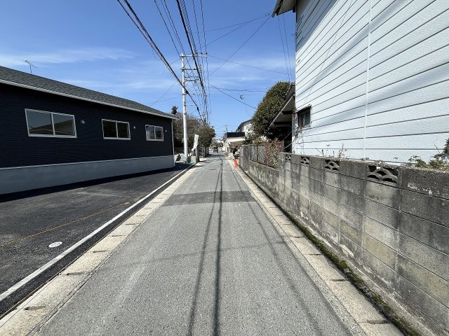 【その他】 | 福岡市南区野多目6丁目第5・平屋　1号棟（全1棟）【仲介手数料無料・0円】 | 現地写真。前面道路です。