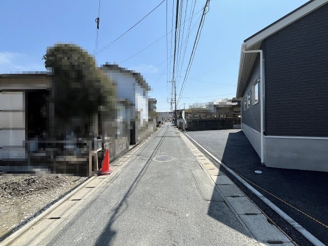 【その他】 | 福岡市南区野多目6丁目第5・平屋　1号棟（全1棟）【仲介手数料無料・0円】 | 現地写真。前面道路です。