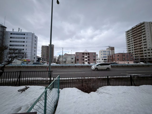 北弐十条マンションC棟の展望