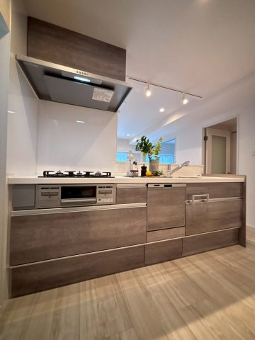 北弐十条マンションC棟のキッチン