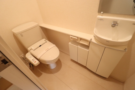 ナーセリーコートBのトイレ|別部屋の写真です