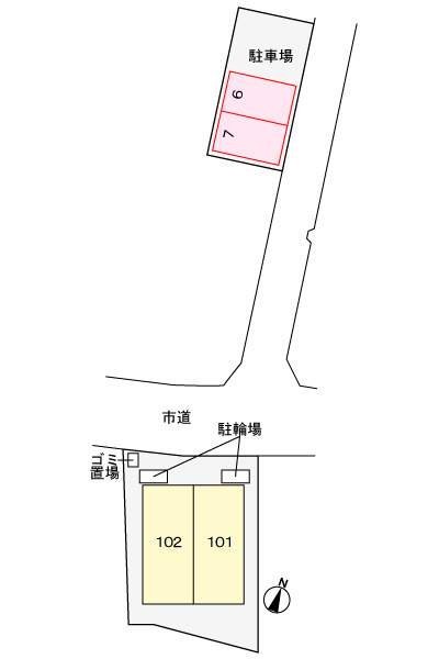 CASA　PRIMERAの区画図