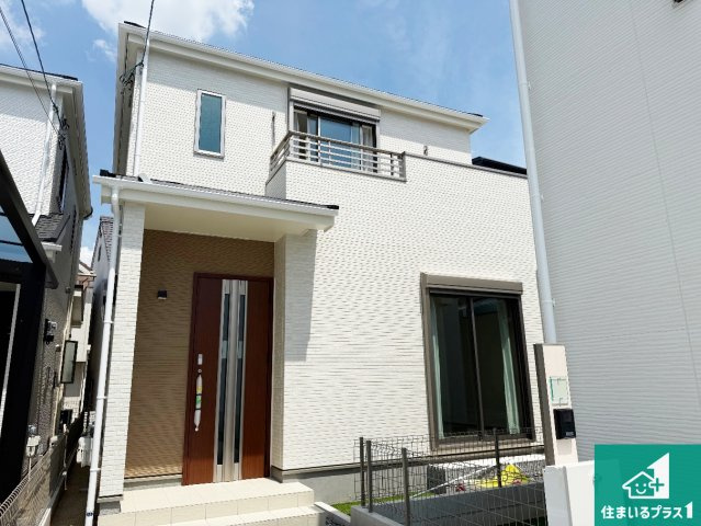 八尾市神宮寺　新築一戸建ての外観|お客様に長く安心して住んでいだだける事にこだわった家づくり！住んでからのアフターサービスにもしっかりと取り組んでいます！