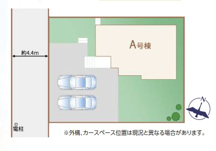 ひたちなか市津田853番の区画図|区画図です。