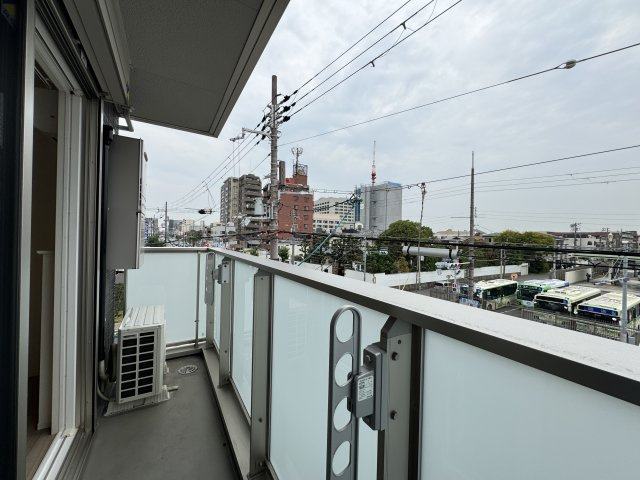 クラシスト万代のバルコニー