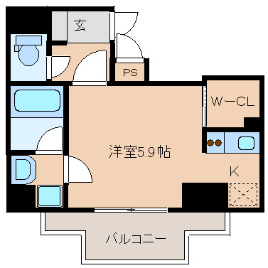 【間取り】 | アスヴェル梅田北