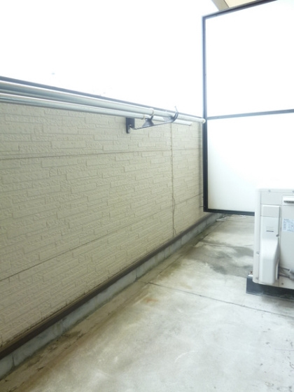 ヴェルデのバルコニー|広々としたバルコニーです