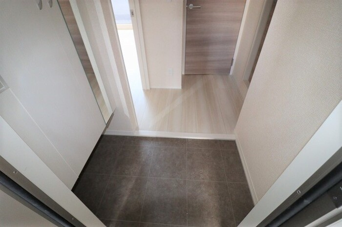 プランドール　Aの玄関