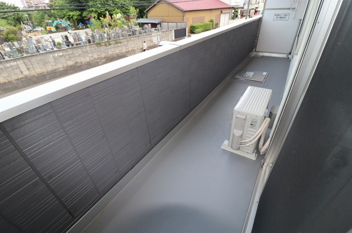 プランドール　Aのバルコニー