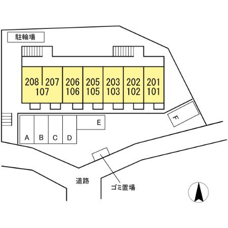 サンクレストせどの区画図