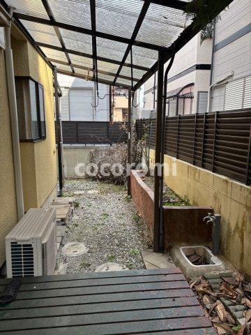 大住谷戸建の庭
