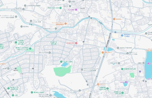 ●29(土)30(日)現地説明会！　奈良市中山町　全2邸の地図