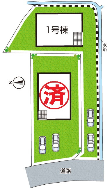 ●5(土)6(日)現地説明会！　奈良市中山町　全2邸の区画図|全2区画