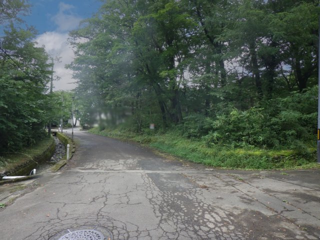 蔵王グリーンビレッジ①の前面道路含む現地写真