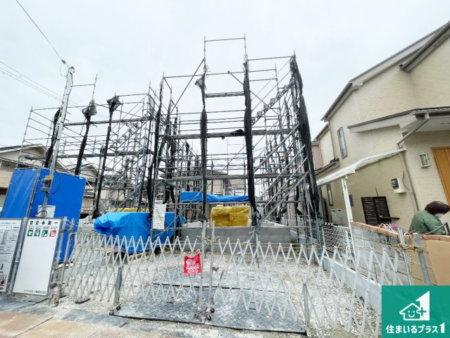 神戸市須磨区緑が丘　第1期　新築一戸建ての外観|周辺は落ち着いた街並みの住宅地！子育てがしやすい住環境です！まだ未完成ですが、現地でしかわからない事もございます。是非一度ご覧ください。