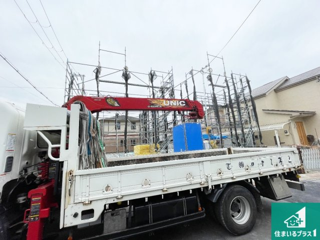 神戸市須磨区緑が丘　第1期　新築一戸建ての外観|周辺は落ち着いた街並みの住宅地！子育てがしやすい住環境です！まだ未完成ですが、現地でしかわからない事もございます。是非一度ご覧ください。