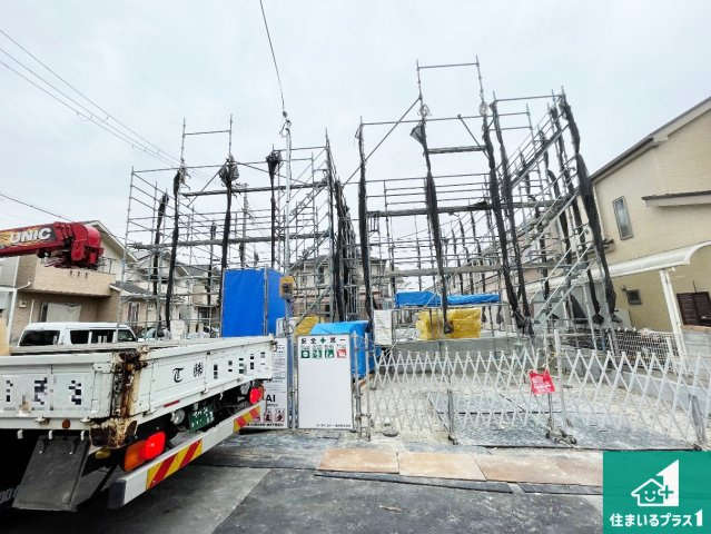 神戸市須磨区緑が丘　第1期　新築一戸建ての外観|周辺は落ち着いた街並みの住宅地！子育てがしやすい住環境です！まだ未完成ですが、現地でしかわからない事もございます。是非一度ご覧ください。